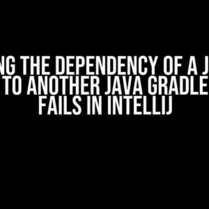 Solving the Dependency of a JavaFX module to another Java Gradle module fails in IntelliJ